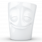 Preview: FiftyEight Henkelbecher Mug Vergnügt weiss